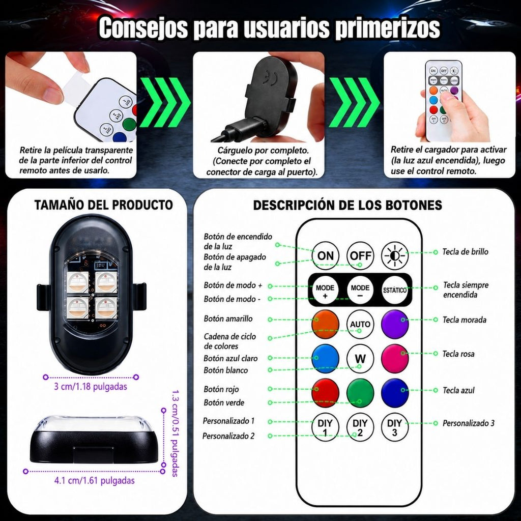 Luces LED inalámbricas